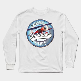 explore fabulous Chile logo Long Sleeve T-Shirt